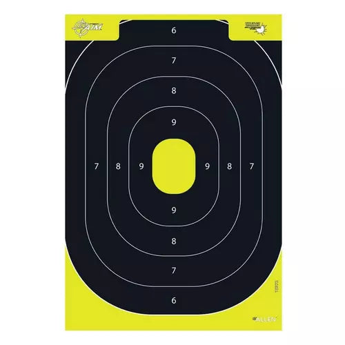 EZ Aim Splash Reactive Paper Silhouette Trainer Shooting Targets - 30 Pack