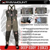 Paramount D.E.Z (Deep Eddy Zip) Waders