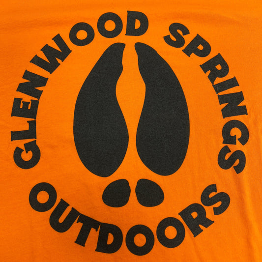 Orange GSO Deer Track T-Shirt | Glenwood Springs Outdoors