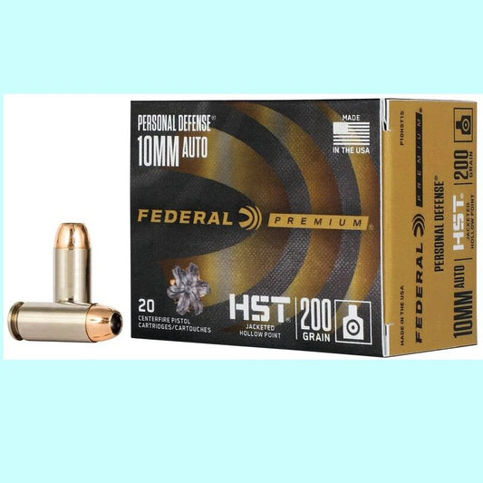 10mm Federal Premium HST 200gr 1130fps 20rds