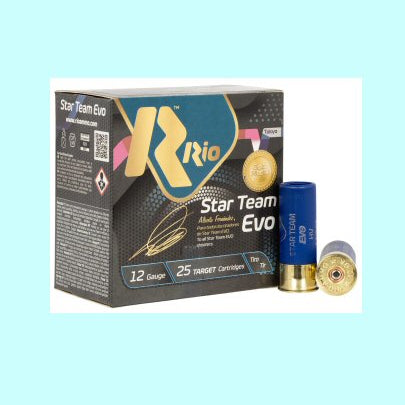 Rio Star Team Evo Target 12ga 2-3/4" 1oz #8 1280 fps
