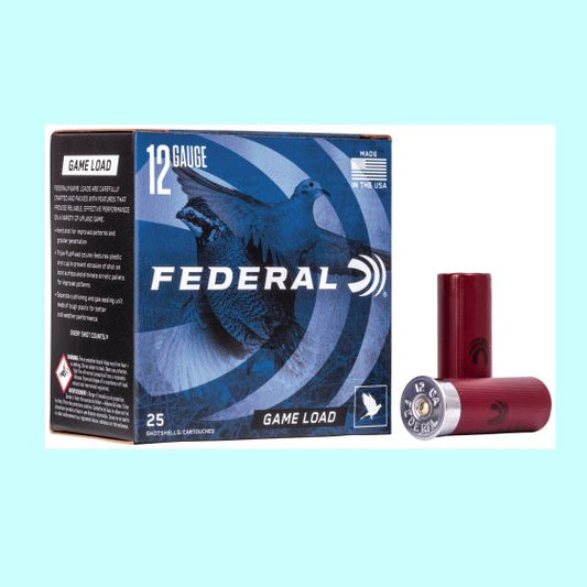 Federal Game Load 12ga 2 3/4" 1200fps 1oz #8 Shot - CASE