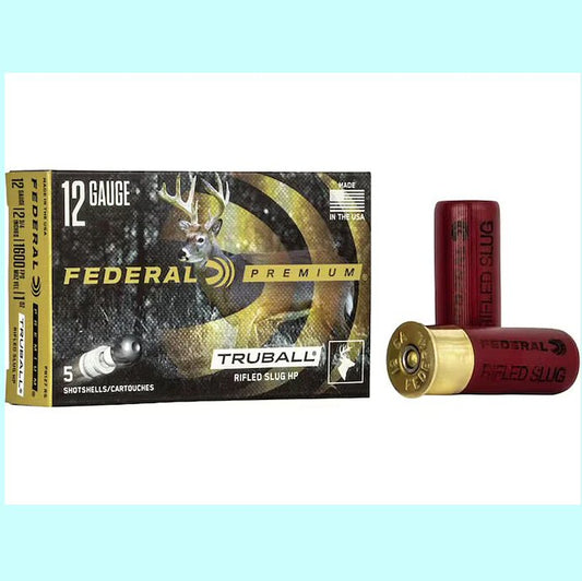 12 Gauge Federal Law Enforcement 2-3/4” 438 Grain Slug 5 round