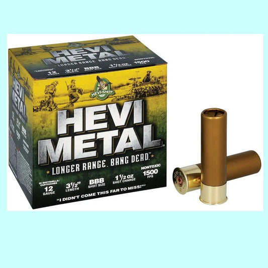 Hevi-Shot 12ga BBB Shot Hevi-Metal 3 1/2" 1 1/2oz 1500fps