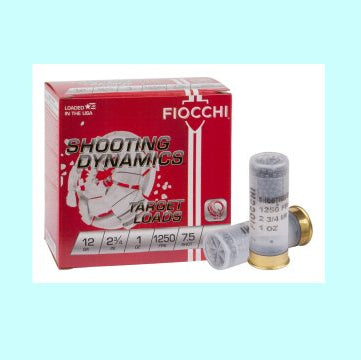 Fiocchi 12ga Shooting Dynamics 7.5 Shot Target Loads 1oz 1250 fps