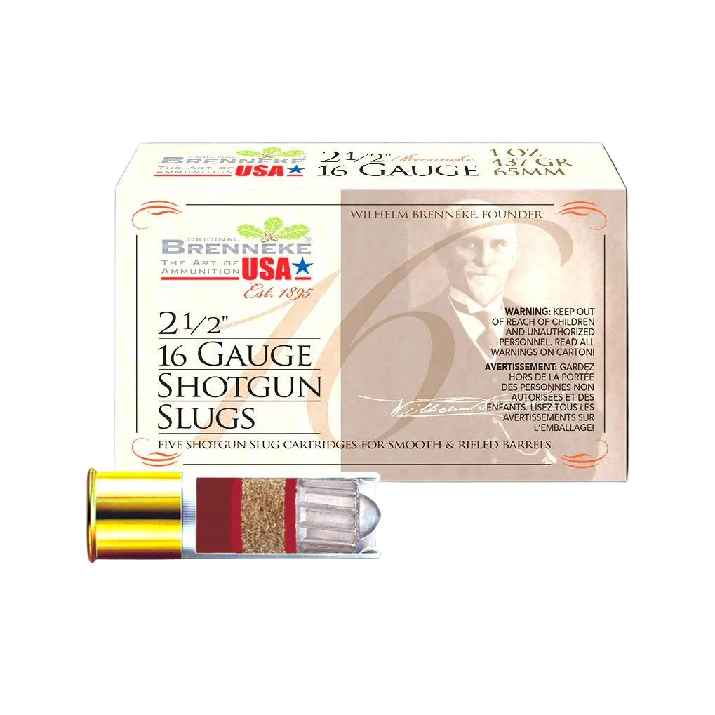 Brenneke USA 16ga Shotgun Slugs