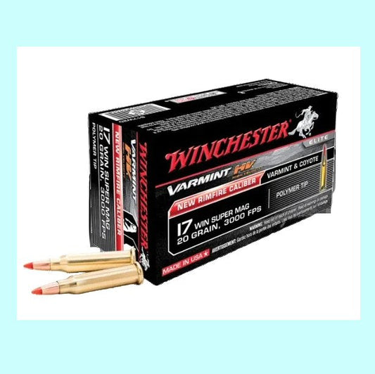 17 WSM Winchester Varmint HV 20gr Polymer Tip