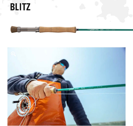 TFO Blitz saltwater fly rod