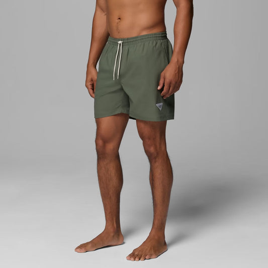 Columbia PFG Rambler Water Shorts in Cypress — quick-dry fishing shorts at Glenwood Springs Outdoors