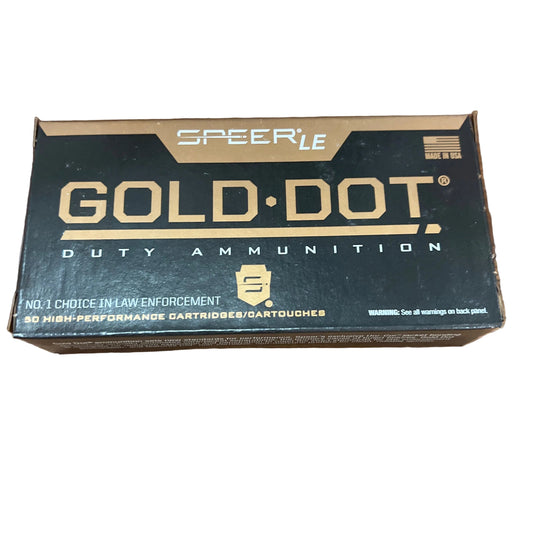 9mm Gold Dot 124 gr GDHP – 1150 fps