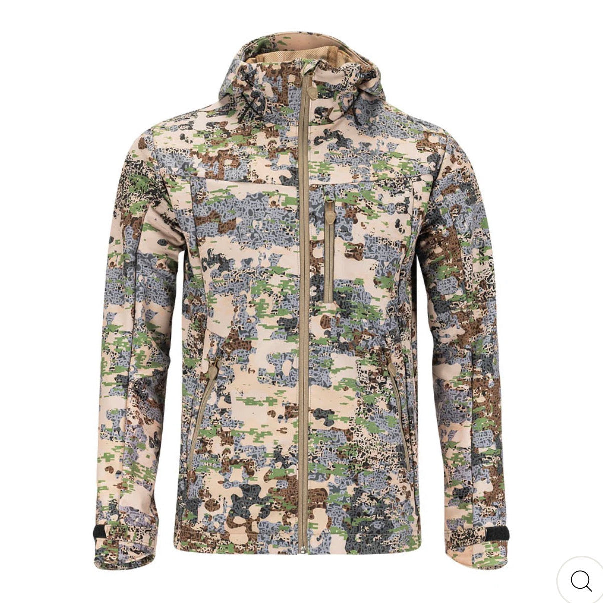 Forloh AllClima 3L Rain Jacket in Wilderness — waterproof-breathable hunting rain gear with RECCO reflector