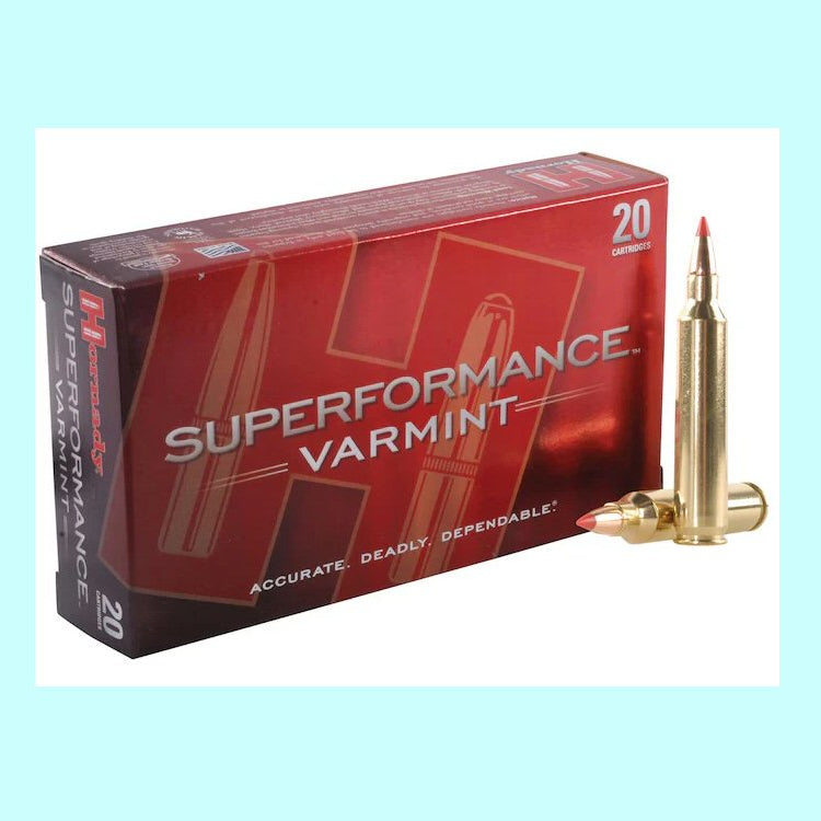 204 Ruger Hornady Superformance Varmint 32gr V-Max 4225 fps 20rds