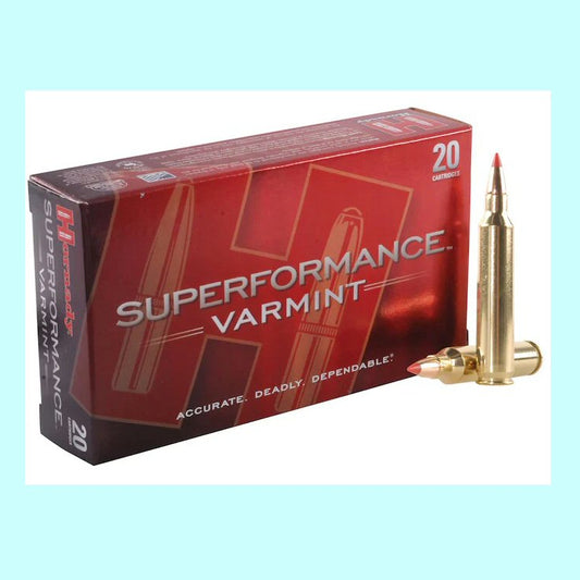 204 Ruger Hornady Superformance Varmint 32gr V-Max 4225 fps 20rds