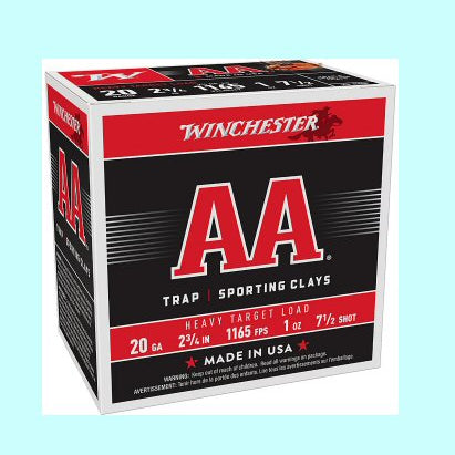 Winchester AA Heavy Target Load 20ga 71/2 Shot