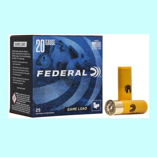 Federal 20ga Game Load 1oz 1165fps  #6 Shot