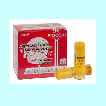 Fiocchi Shooting Dynamics 20ga 1 1/8oz 1210fps #8 Shot