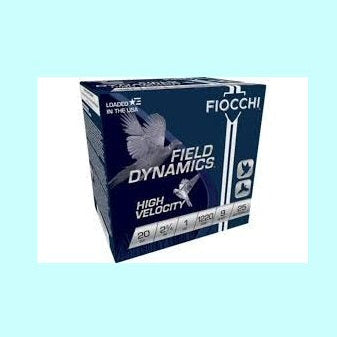 Fiocchi Field Dynamics 20ga 1220fps 1oz #9 shot