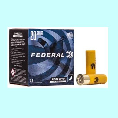 Federal 20 Ga Game Load Hi-Brass 2-3/4" 1 oz 1200fps #5 Shot