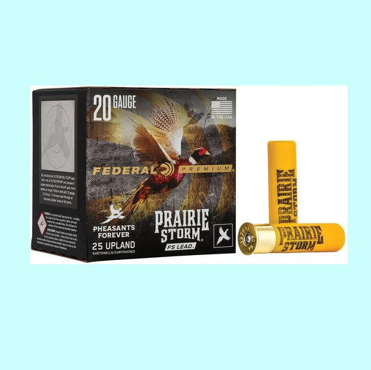 Federal Prairie Storm 20ga 1500FPS 2 3/4" 1 1/4OZ #6 shot