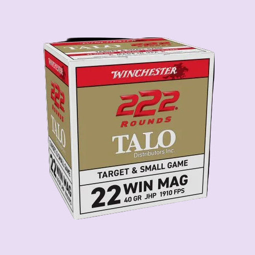 22 WMR Winchester 40gr JHP 222 rounds