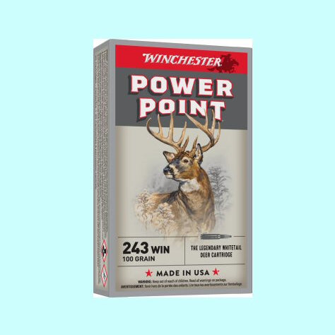 243 Win Winchester Super-X 100gr Power-Point 2960 fps 20rds