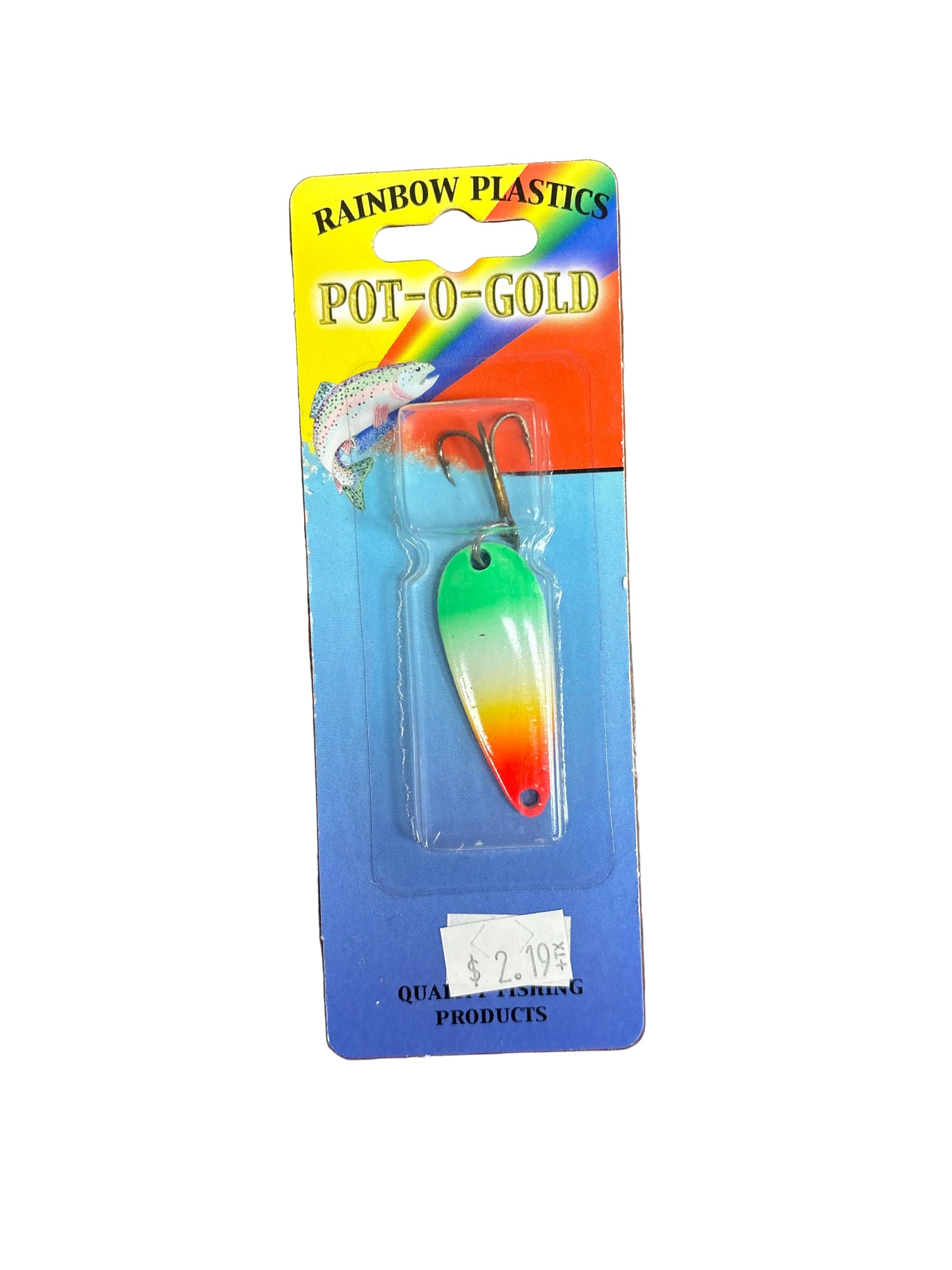 Rainbow Plastics Pot-O-Gold Spoon 1/4 oz Casting/Trolling Lure