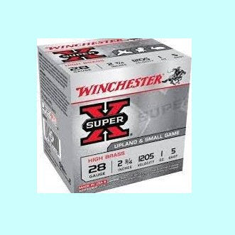 Winchester Super X 28ga 1205fps 3/4oz #5 Shot