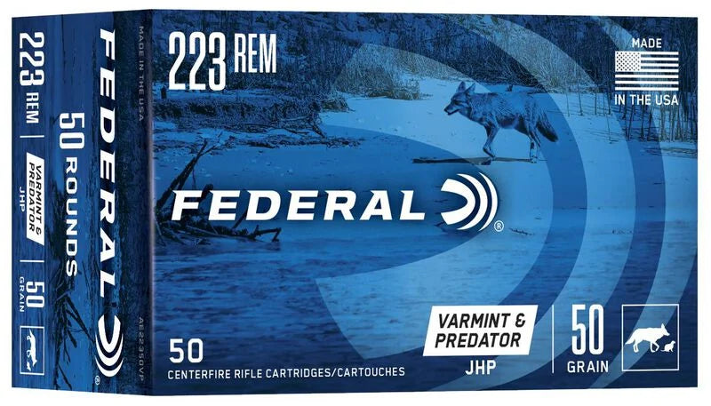 Federal Varmint & Predator .223 JHP 20rds