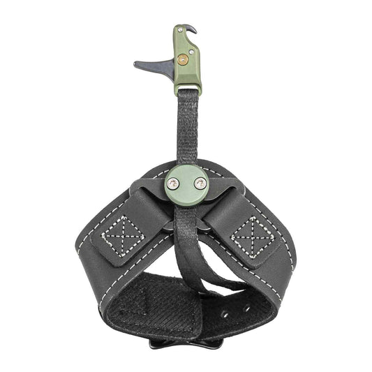 Stan Solex wrist strap index finger release — archery release aid for bowhunting and target shooting