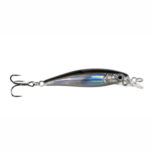 Dynamic Lures Micro HD Silver Black micro swimbait for trout and panfish fishing