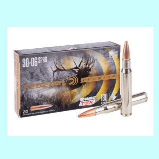30-06 Springfield Federal Premium 180gr Barnes TSX 2700 fps 20rds
