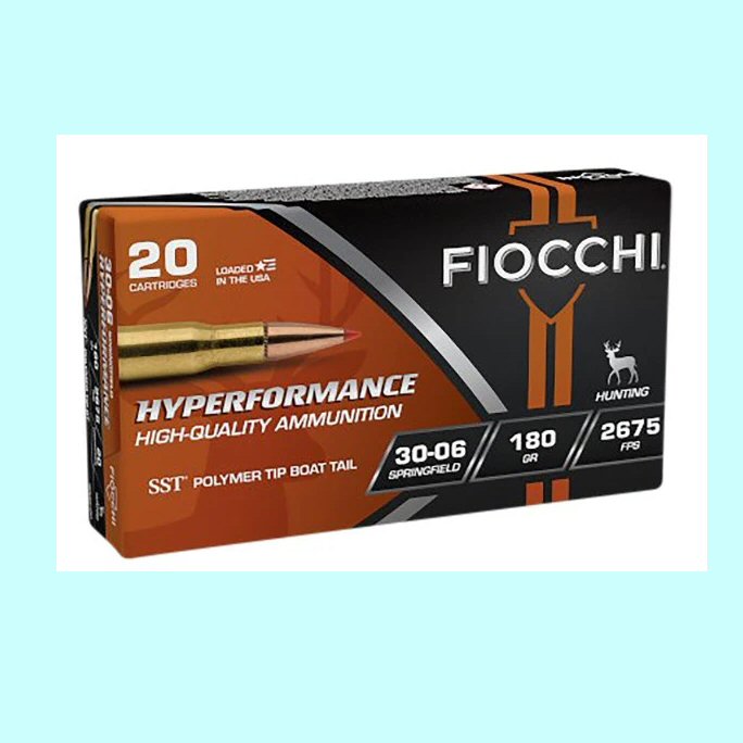 30-06 Springfield Fiocchi Hyperformance 180gr SST 2675 fps 20rds