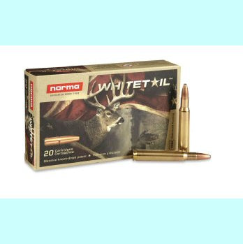 30-06 Springfield Norma Whitetail 150gr SP 2910 fps 20rds
