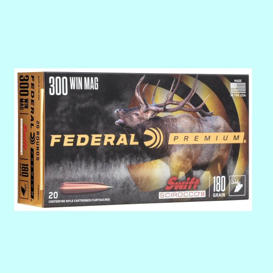 300 Win Mag Federal 180gr Swift Scirocco