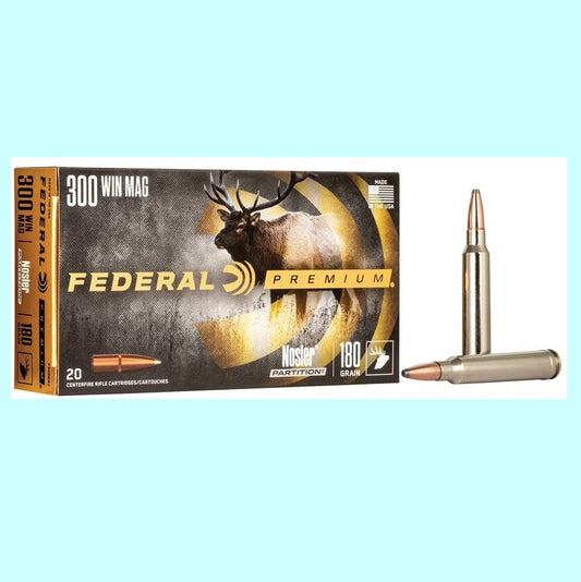 300 Win Mag Federal 180gr Nosler Partition