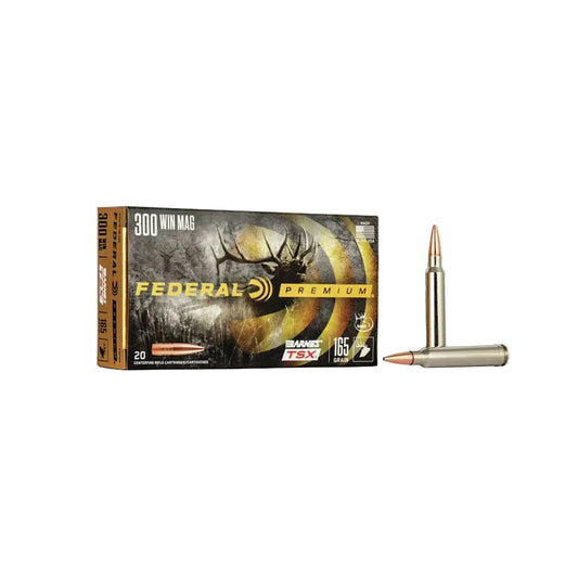 300 Win Mag Federal Barnes TSX 165 Grain