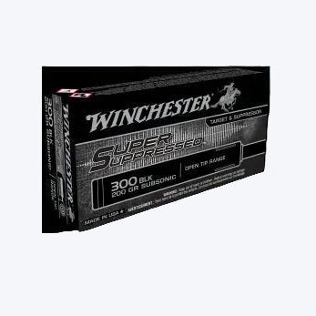 300 Blackout Winchester Super Suppressed 200gr OTR Subsonic 1050 fps 20rds