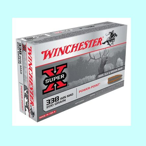 338 Win Mag Winchester Power Point  200gr