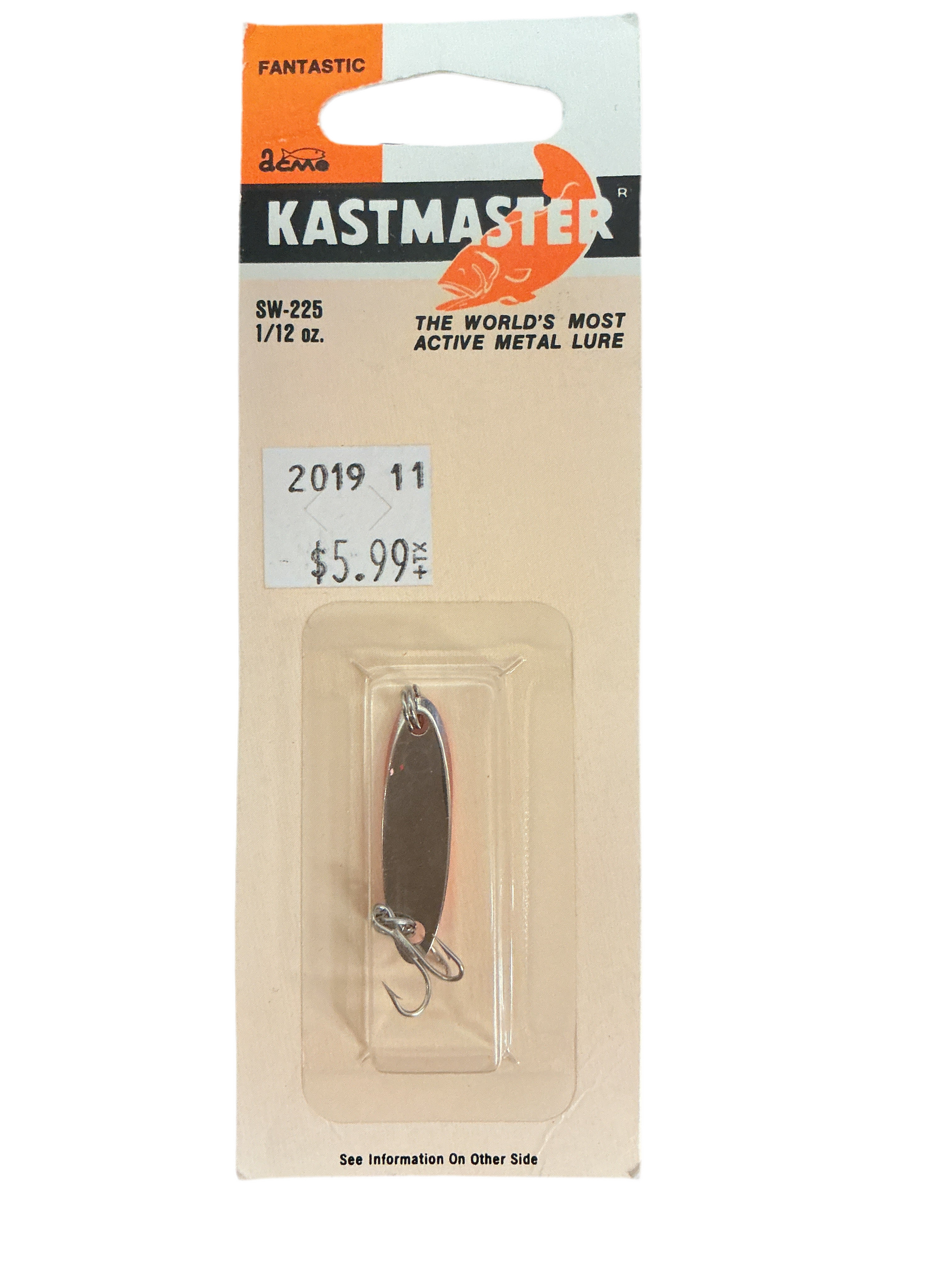 Kastmaster Acme Tackle Company 1/12oz.