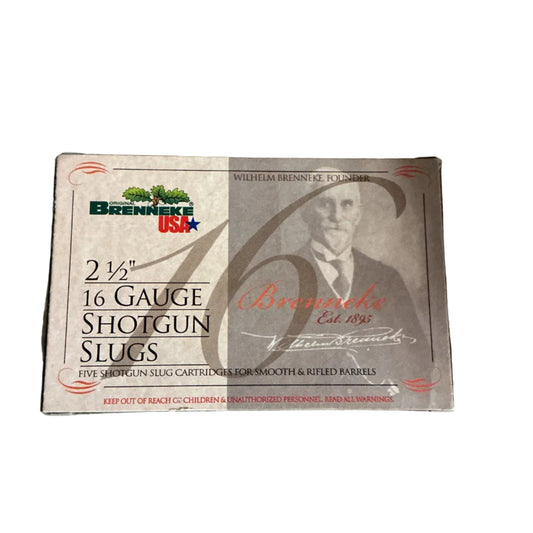 16 Gauge Brenneke Slug