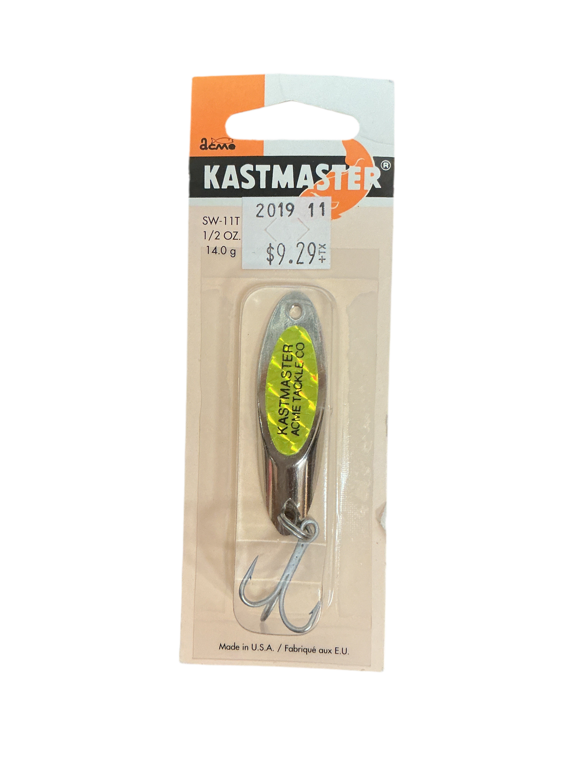 Kastmaster Acme Tackle Company 1/2oz.