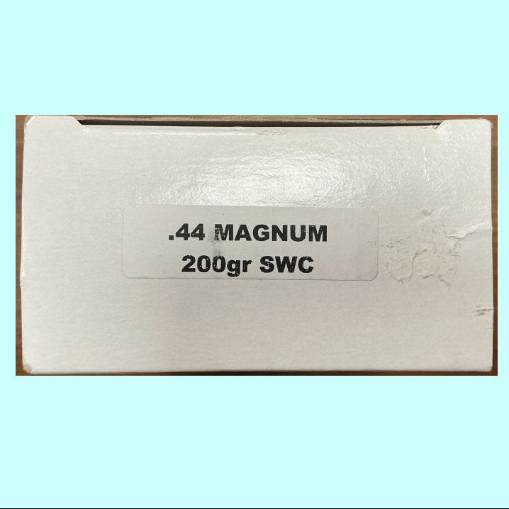44 Magnum 200gr SWC Reloads 50 Rounds