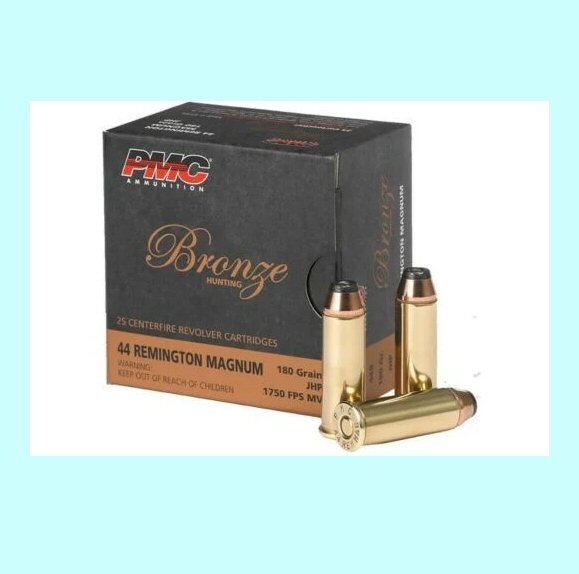 44 Mag PMC 180gr JHP 1000 fps – 20rds