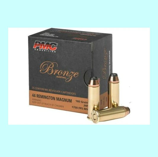 44 Mag PMC 180gr JHP 1000 fps – 20rds