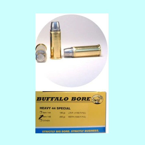 44 Special Buffalo Bore Heavy Outdoorsman 255gr Hard Cast 1325 fps – 20rds