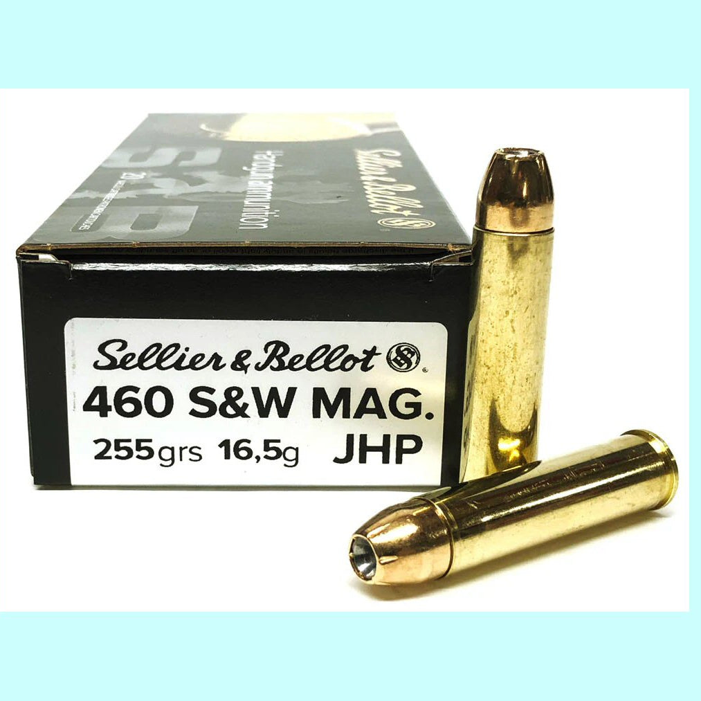460 S&W 255gr JHP Sellier & Bellot – 1900 fps – 20 Rounds