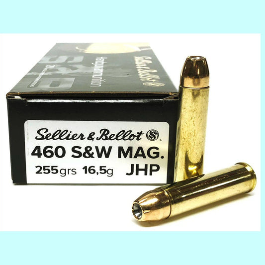 460 S&W 255gr JHP Sellier & Bellot – 1900 fps – 20 Rounds