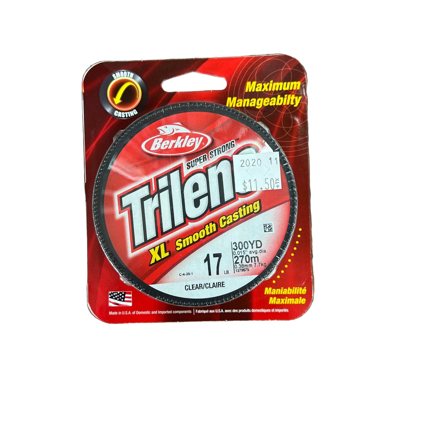 Berkley Trilene XL Smooth Casting Monofilament | 300 Yards
