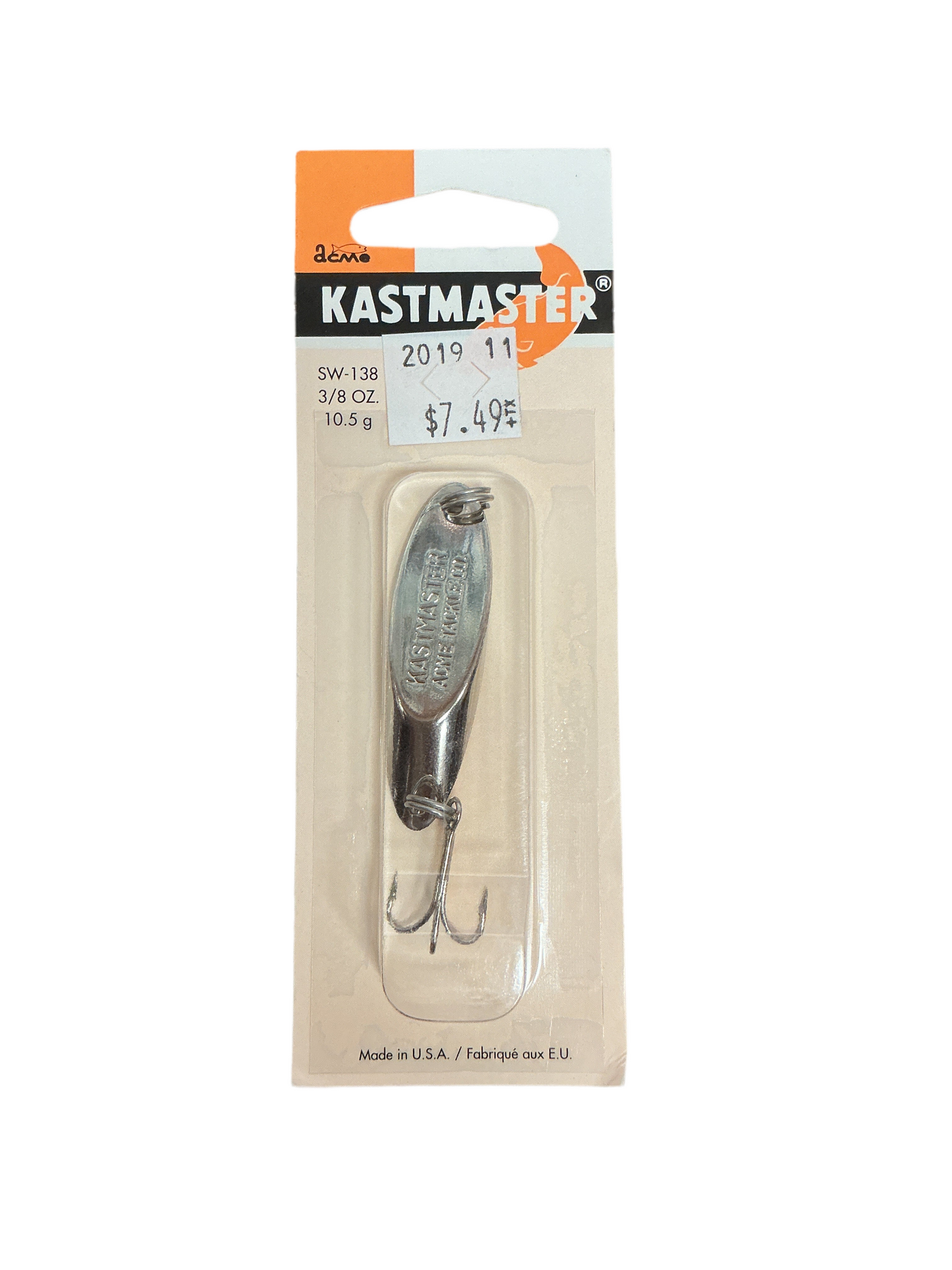 Kastmaster Acme Tackle Company 3/8oz.