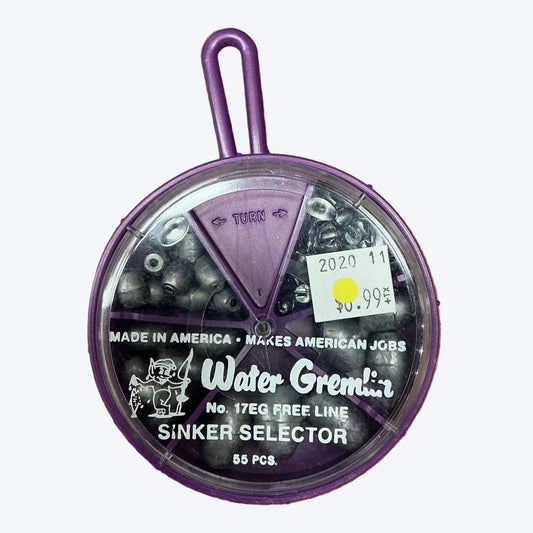 Water Gremlin Sinkers #17EG (model 17-EG Egg Sinker Selector)